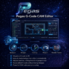 Pegas G-Code CAM Editor — Standalone Windows CNC g-code editor for bridge and entry point tuning